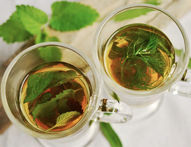 Mint tea